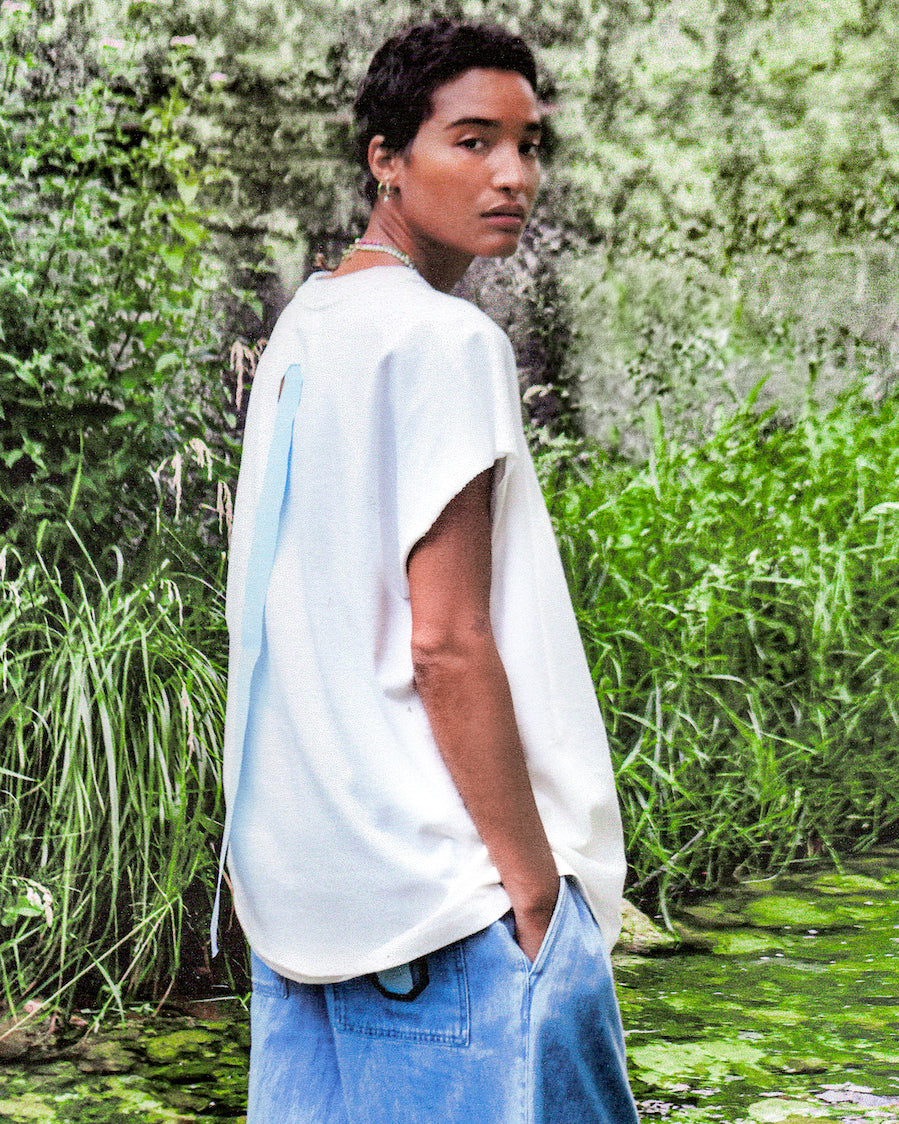 Sleeveless T - Natural White