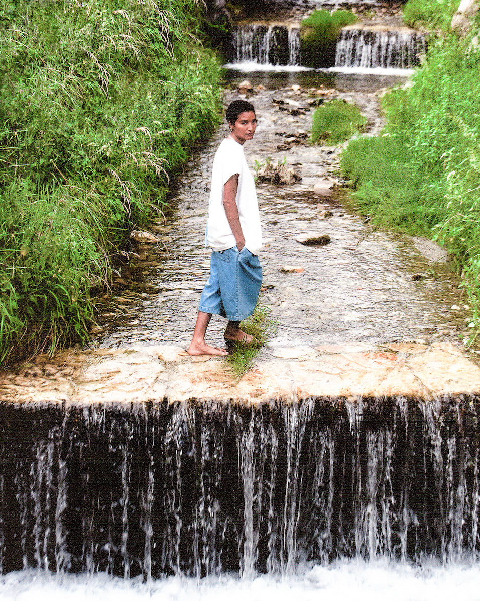Sleeveless T - Natural White