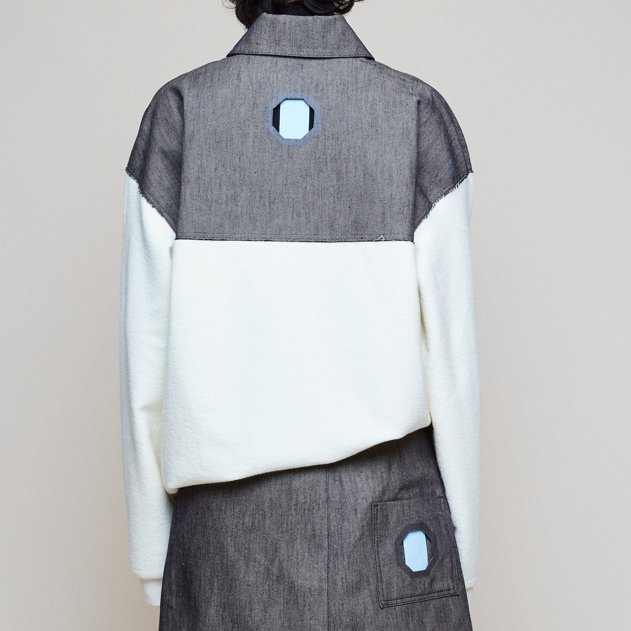 Hybrid Polo Jacket Sweat Top