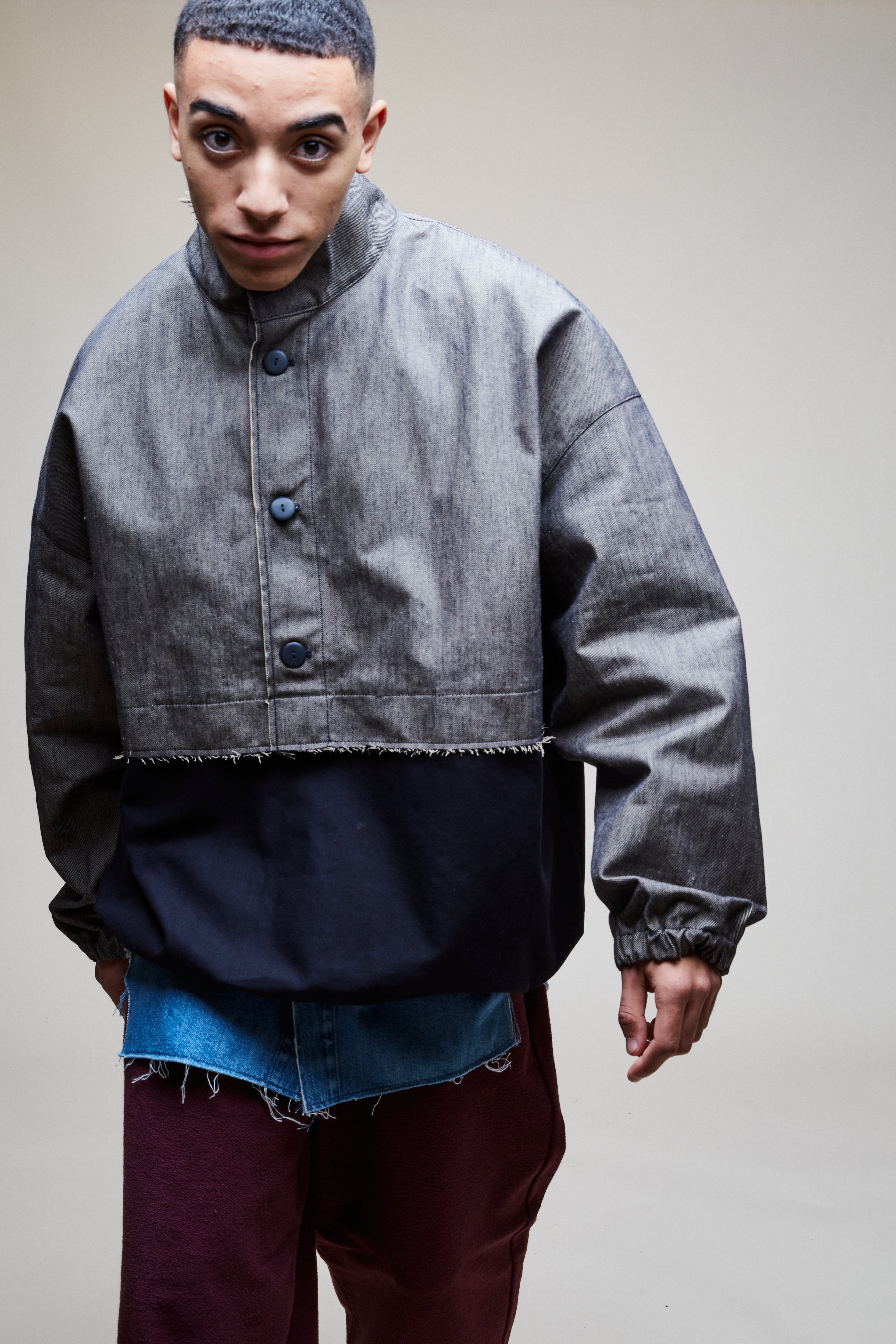 'I Love You' Denim Shirt