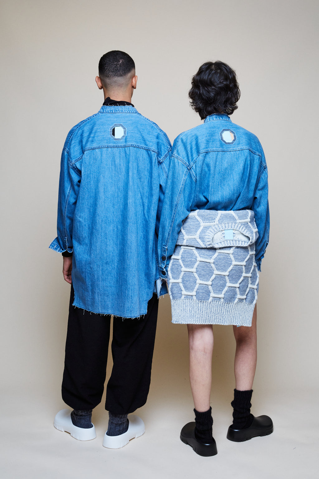 'I Love You' Denim Shirt