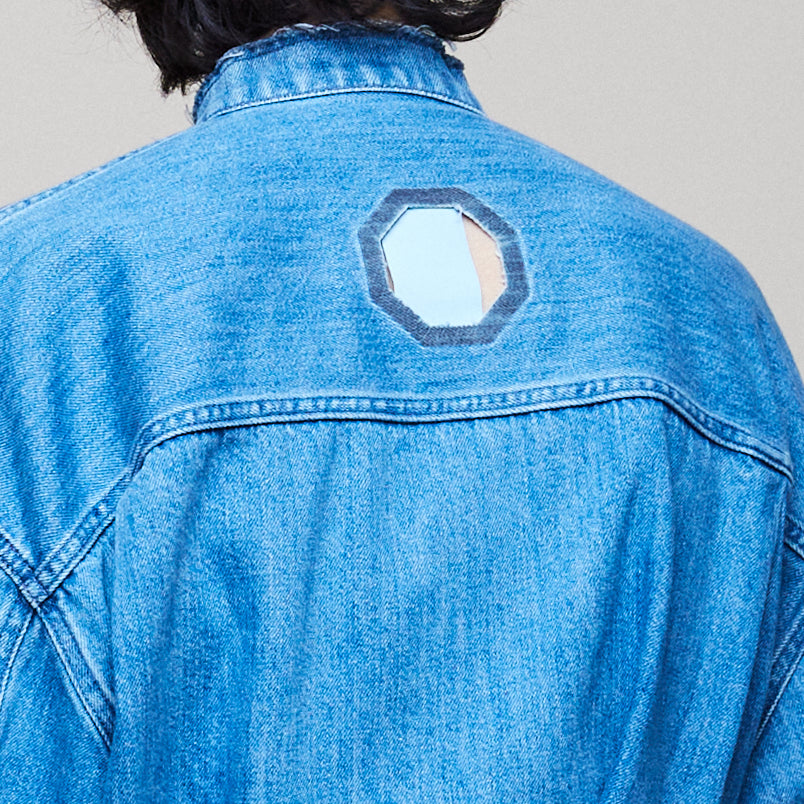 'I Love You' Denim Shirt