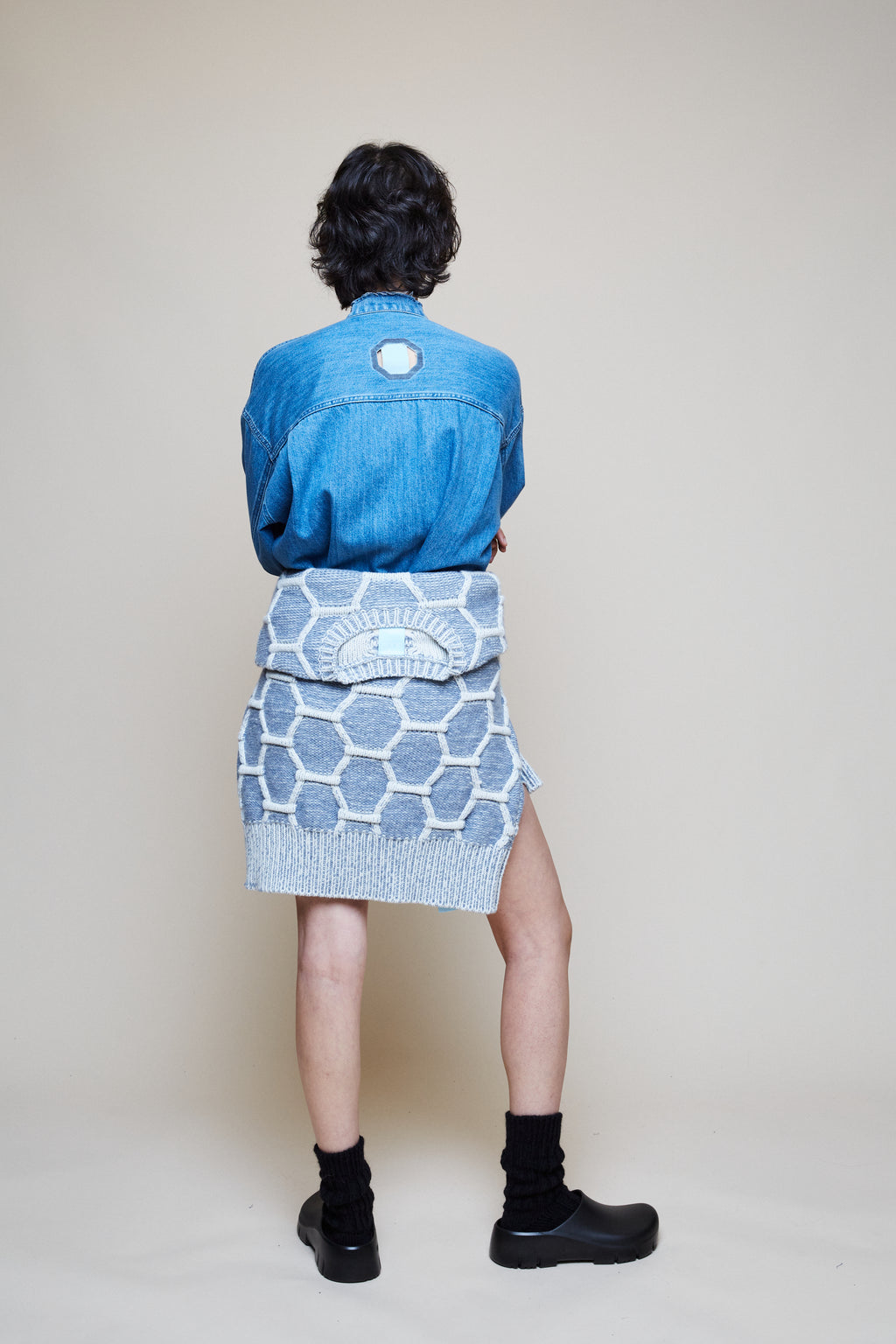 'I Love You' Denim Shirt