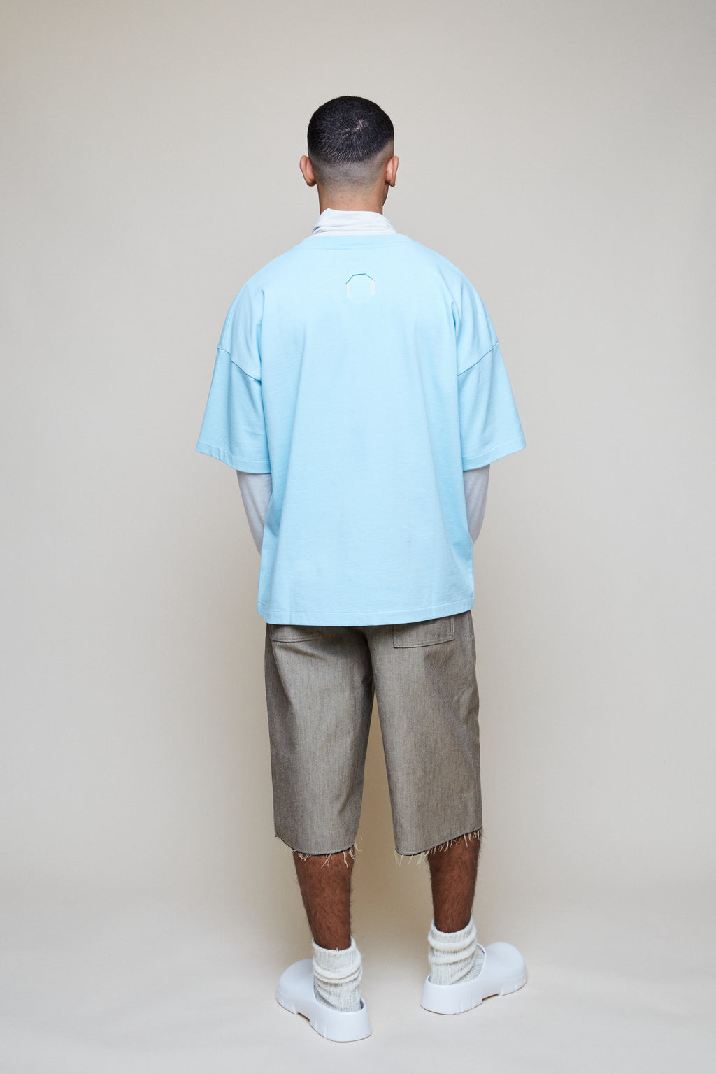 Half Sleeve T - Light Blue