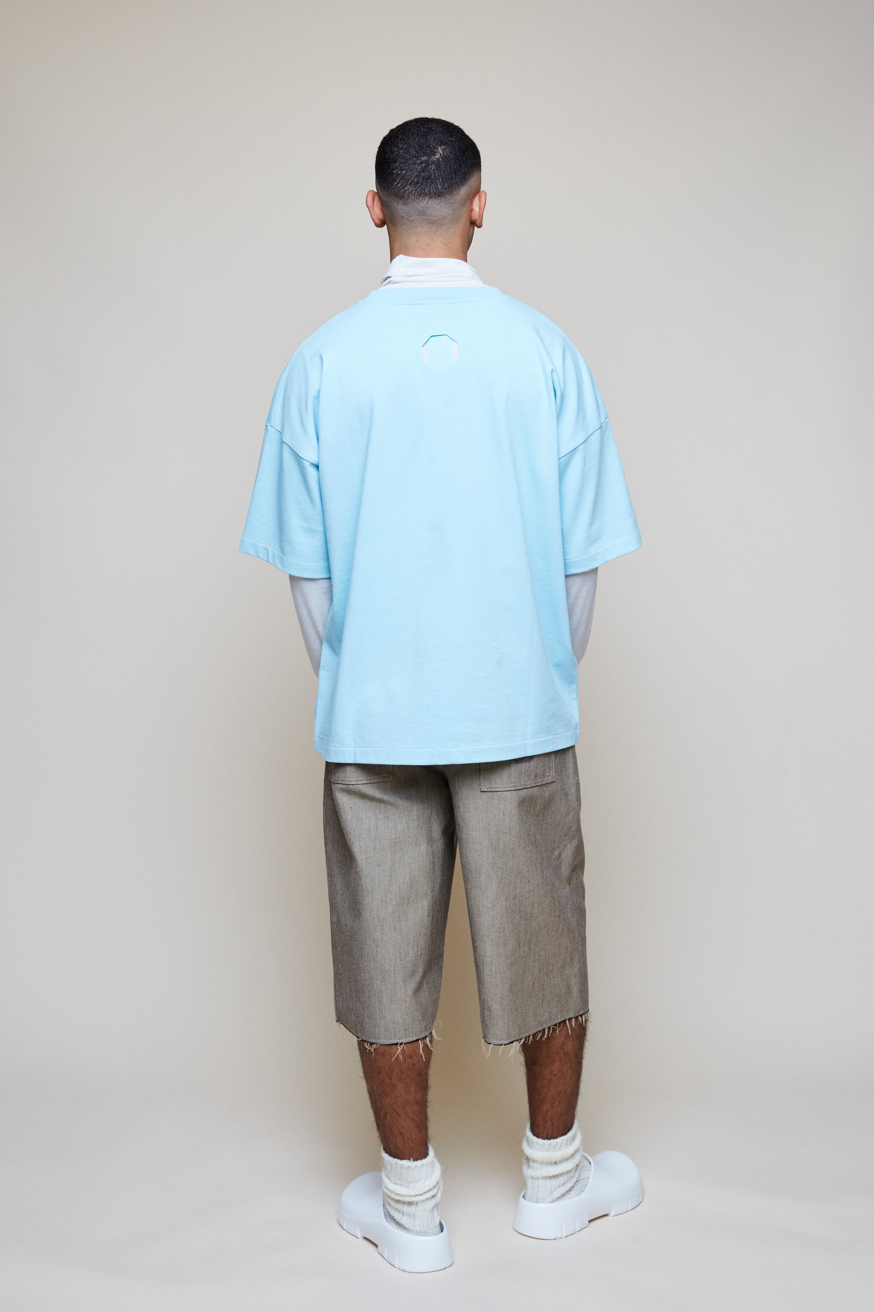 Half Sleeve T - Light Blue