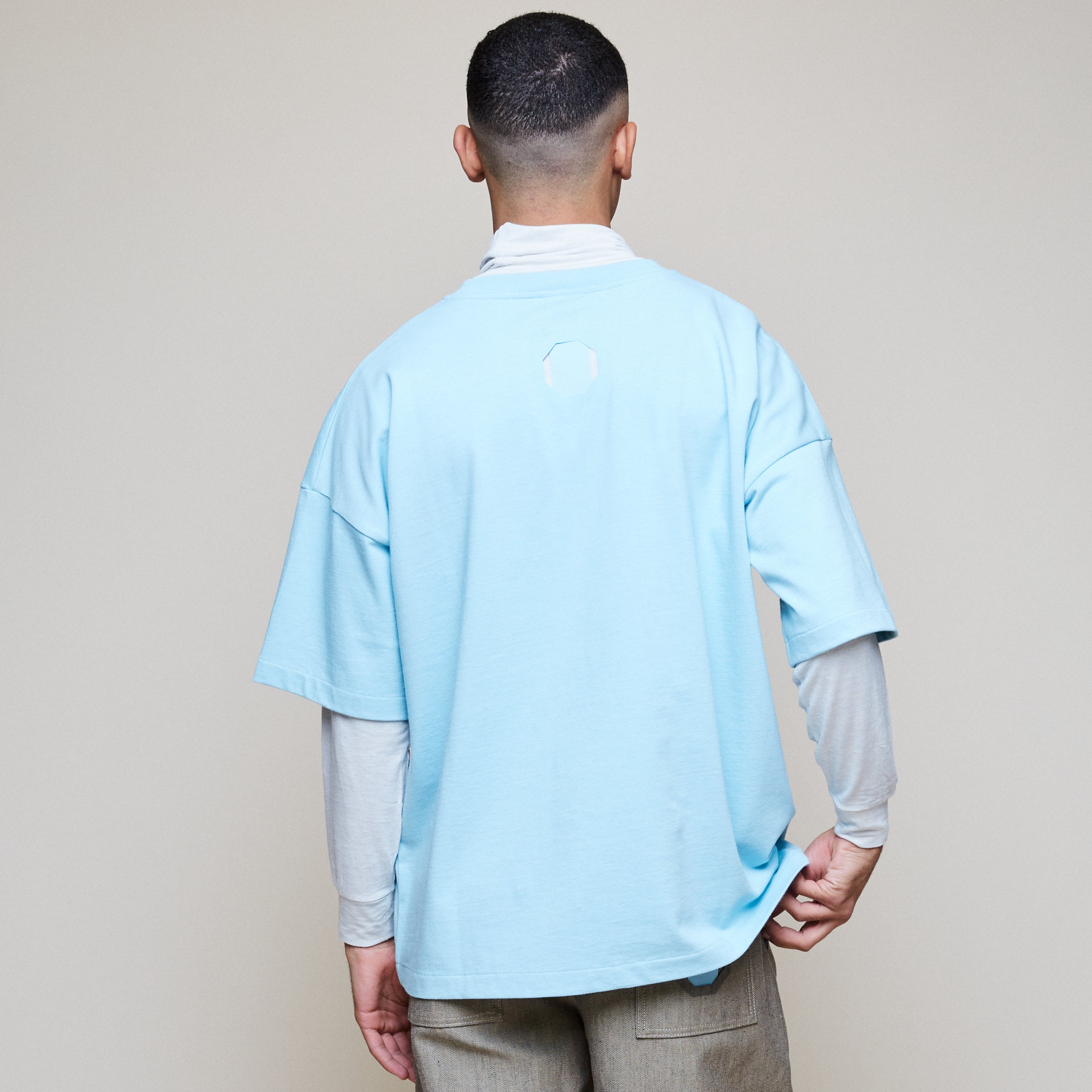 Half Sleeve T - Light Blue