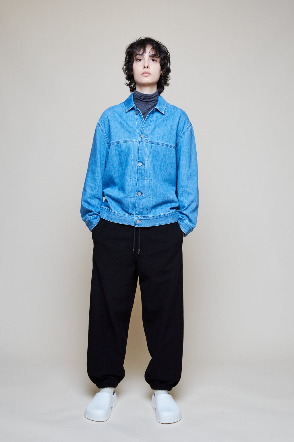 Denim Jacket Octagon Elbows