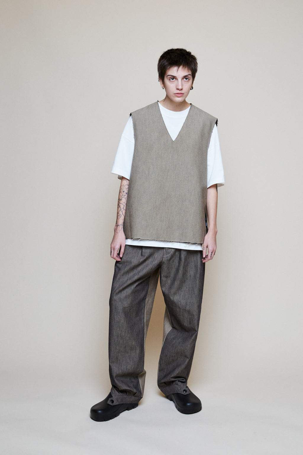 Gabardine Wanderer Pants - Bicolor