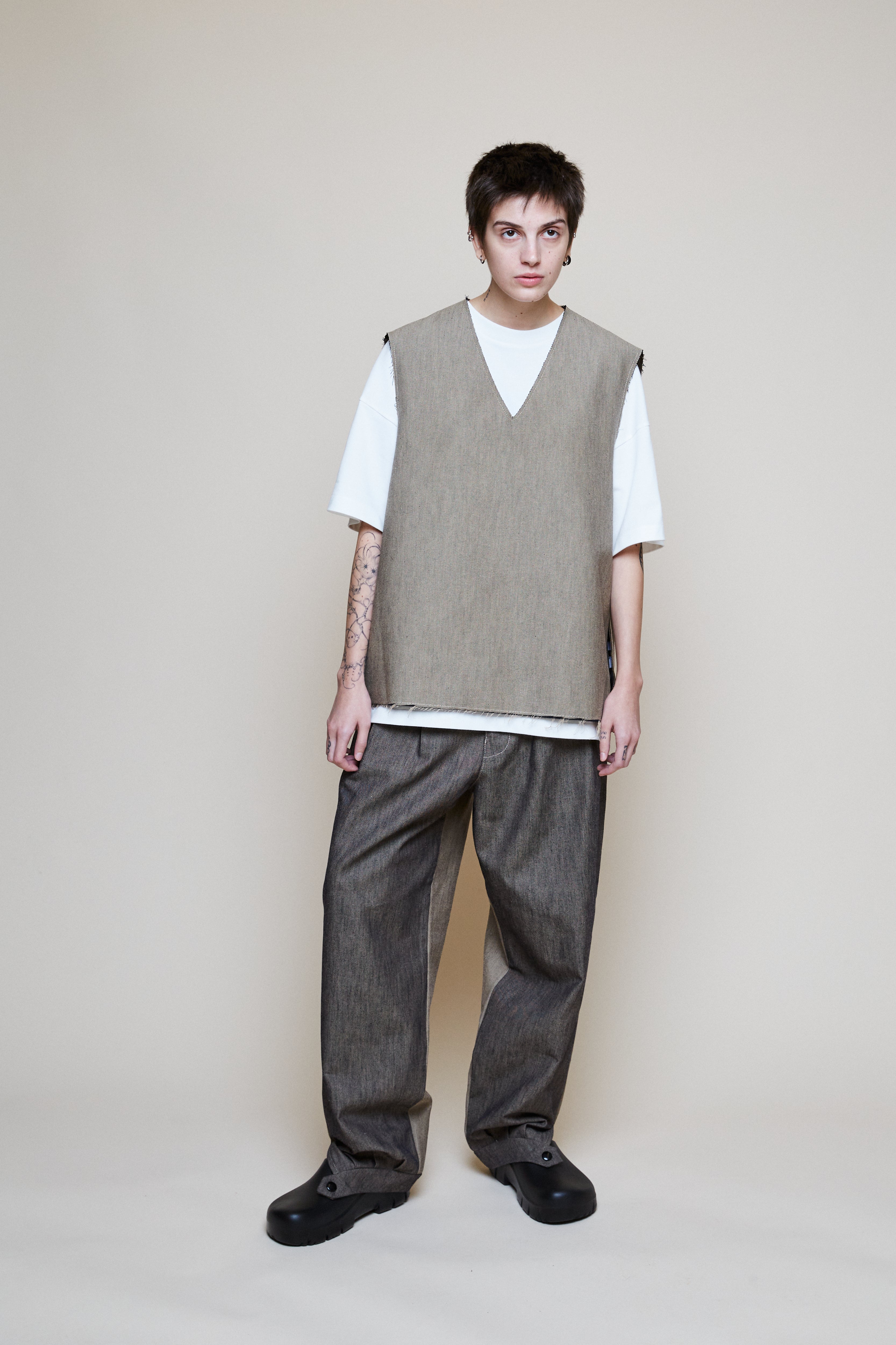 Gabardine Wanderer Pants - Bicolor