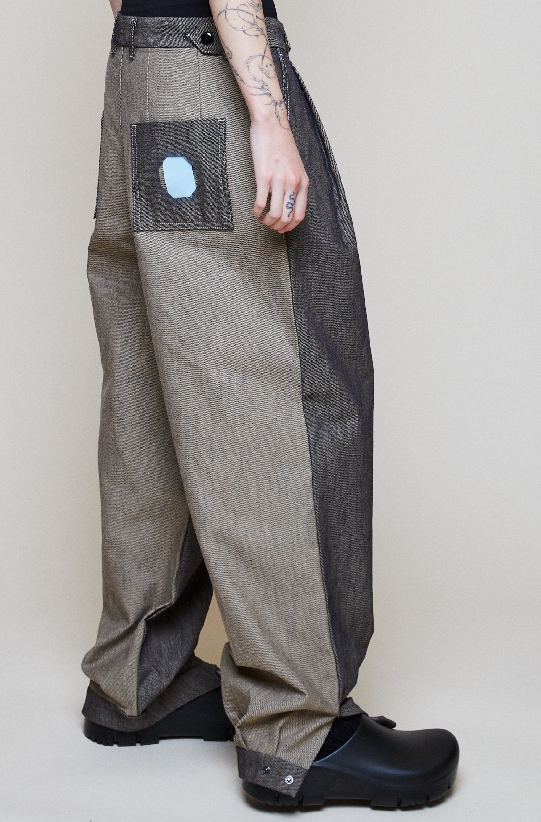 Gabardine Wanderer Pants - Bicolor