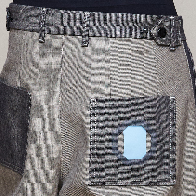 Gabardine Wanderer Pants - Bicolor