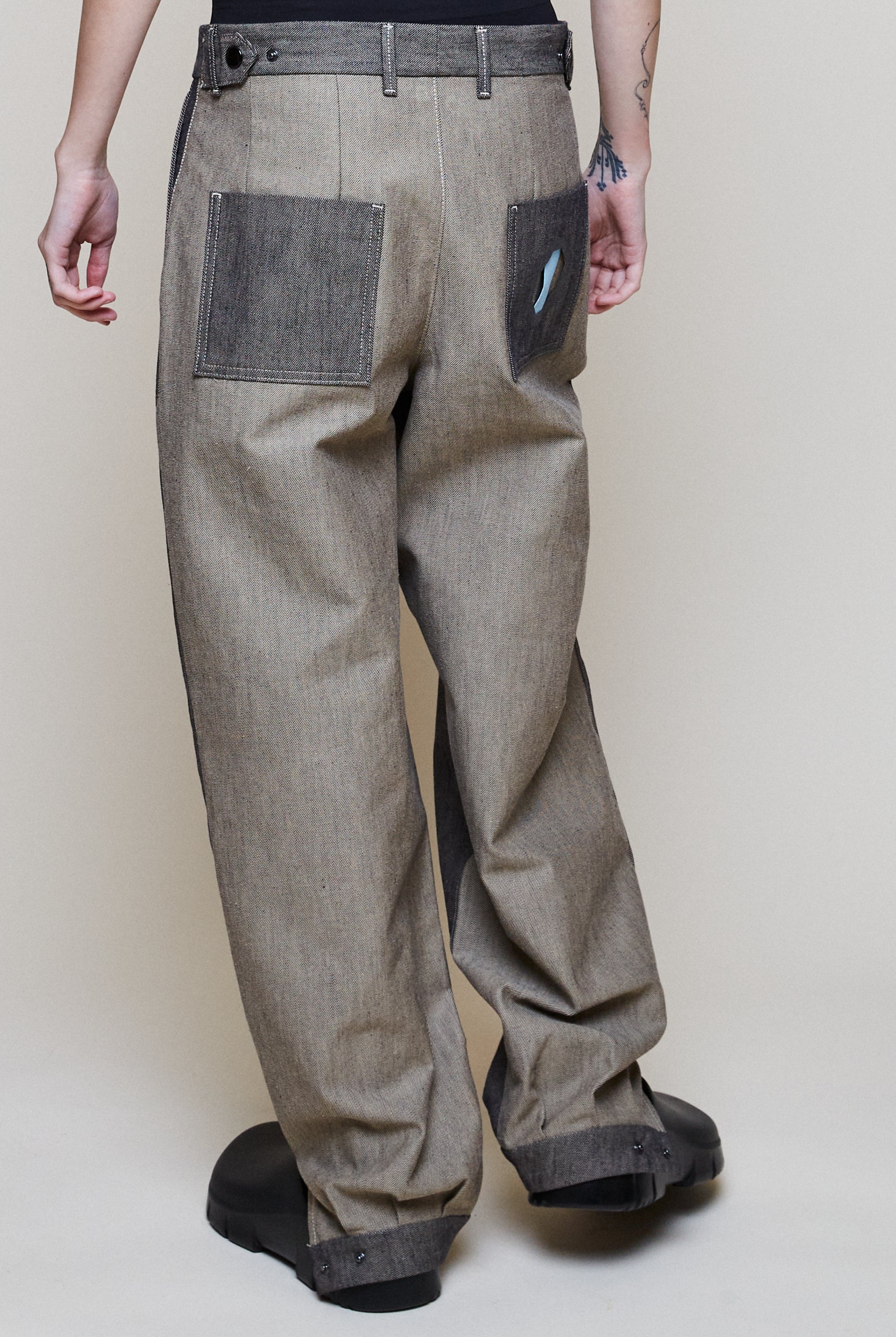 Gabardine Wanderer Pants - Bicolor
