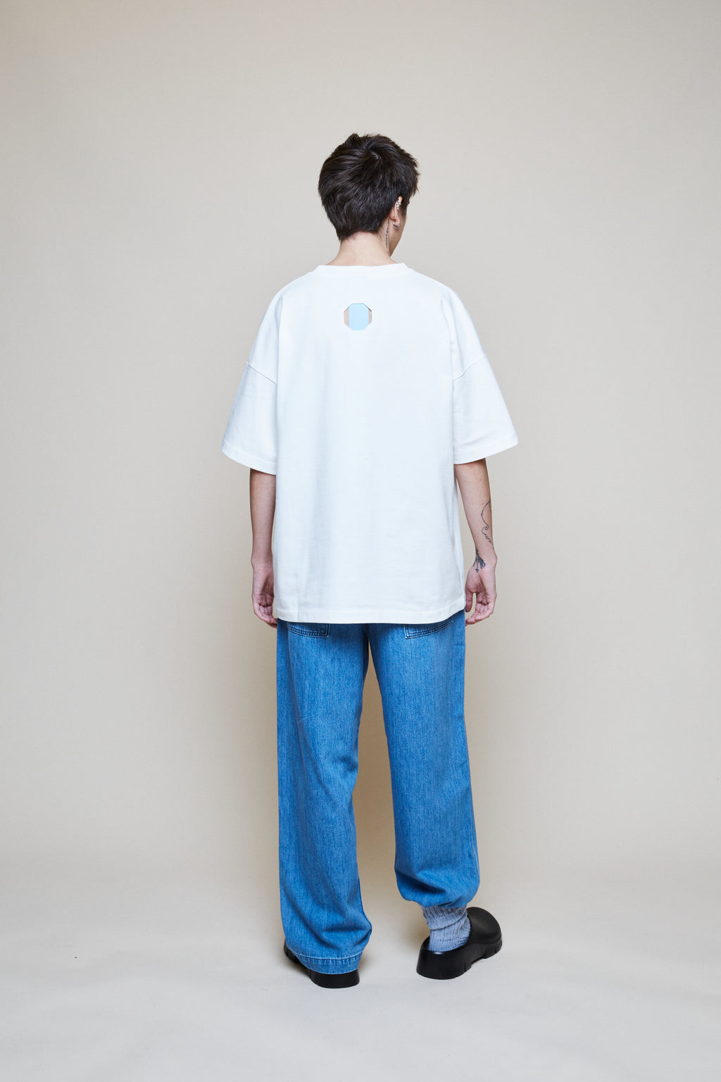 Half Sleeve T - Natural White