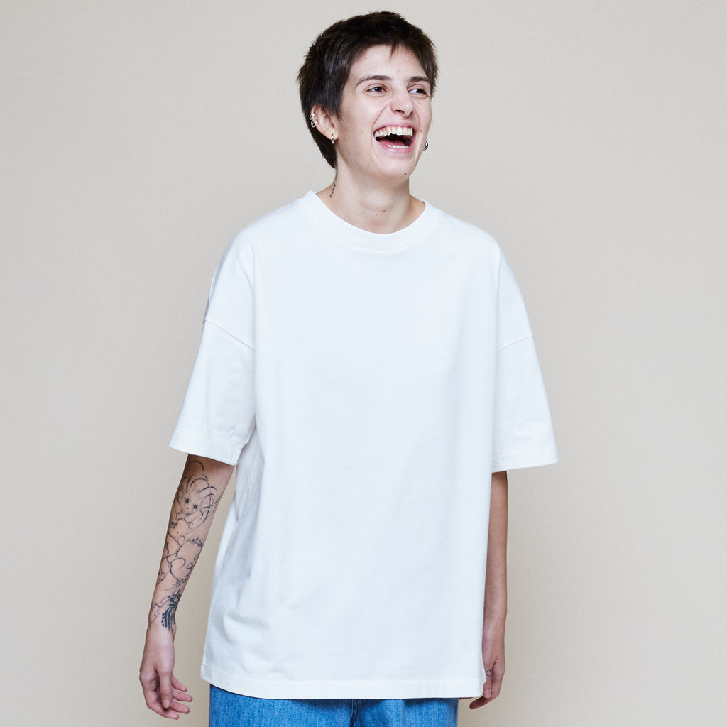 Half Sleeve T - Natural White