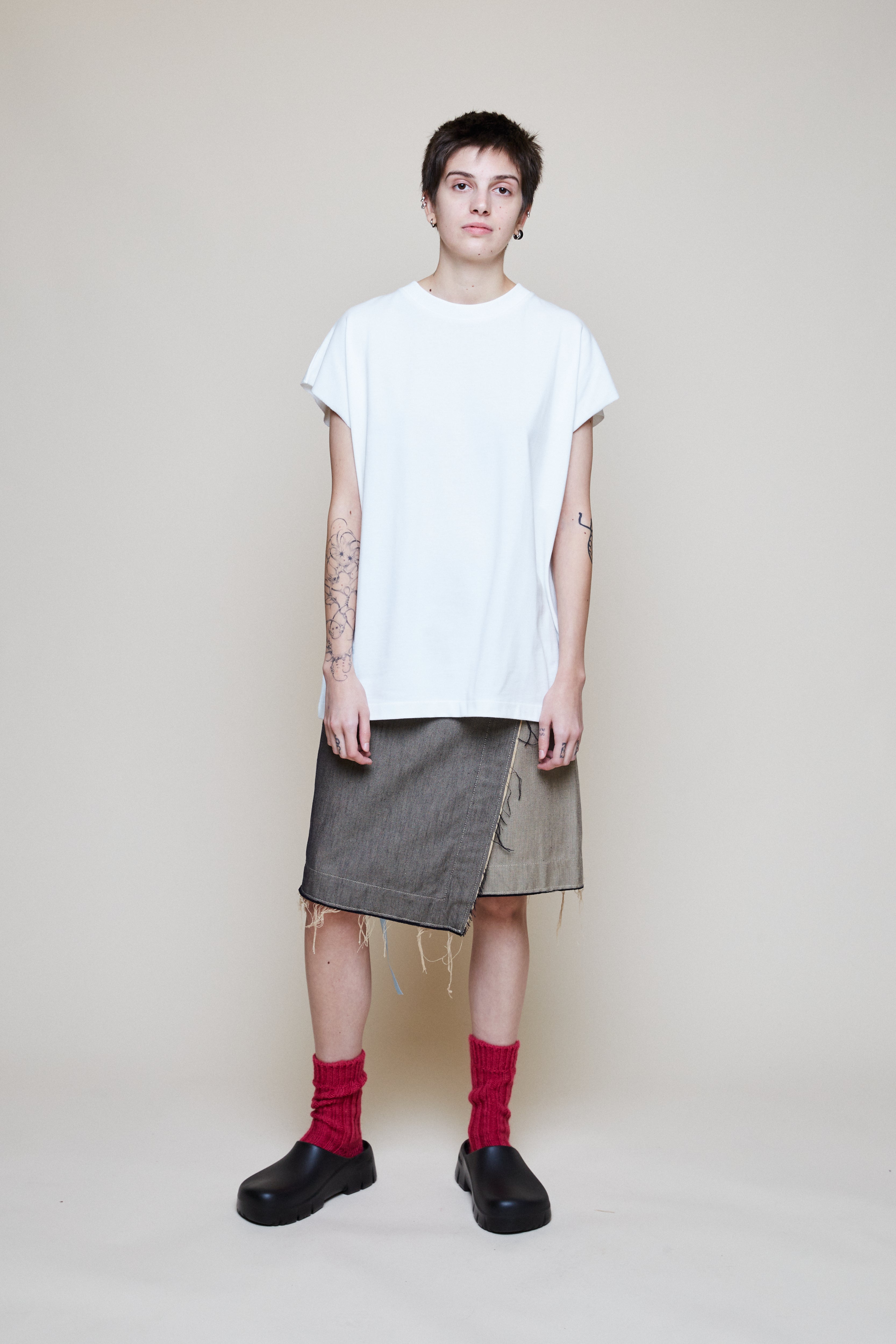 Sleeveless T - Natural White