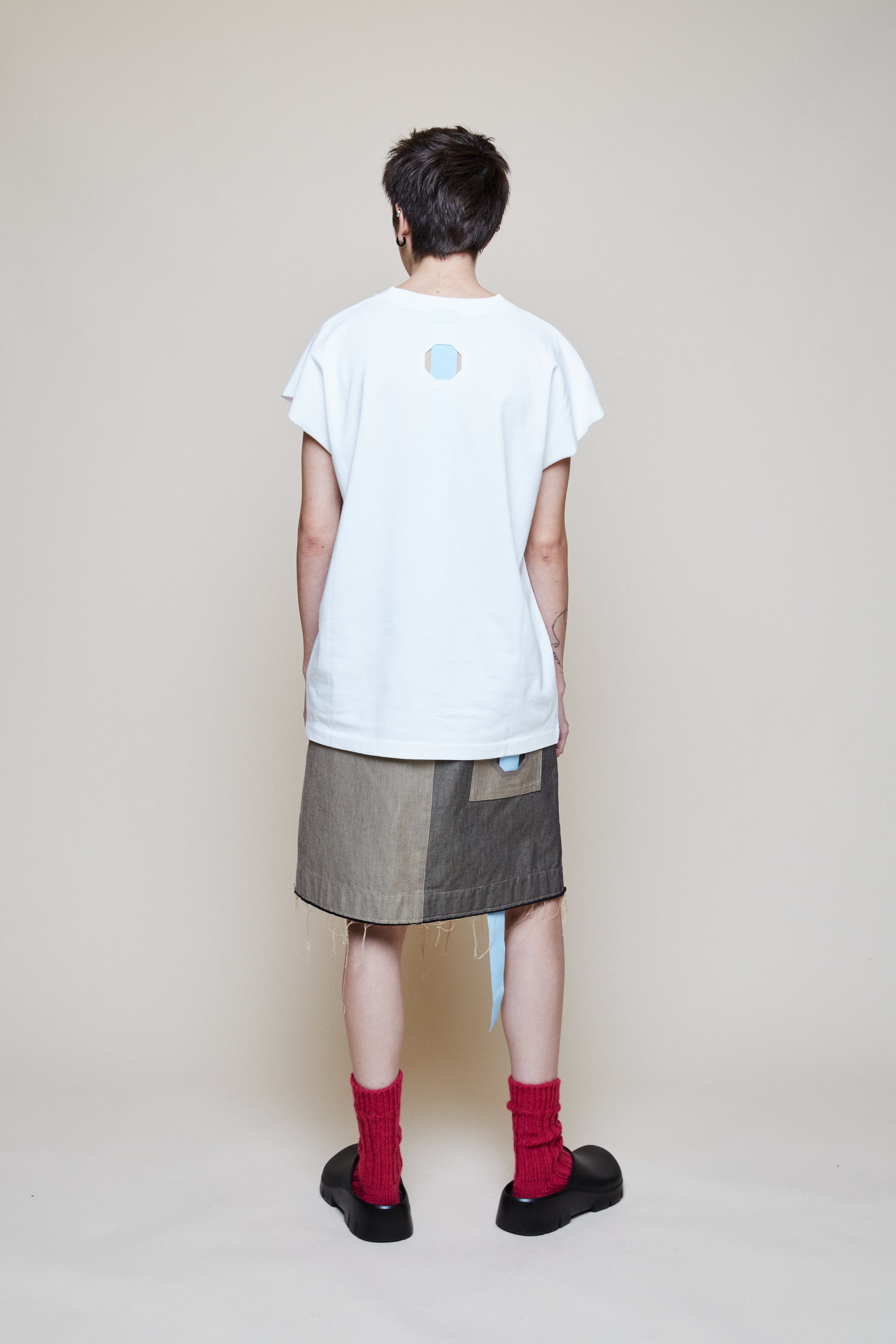 Sleeveless T - Natural White