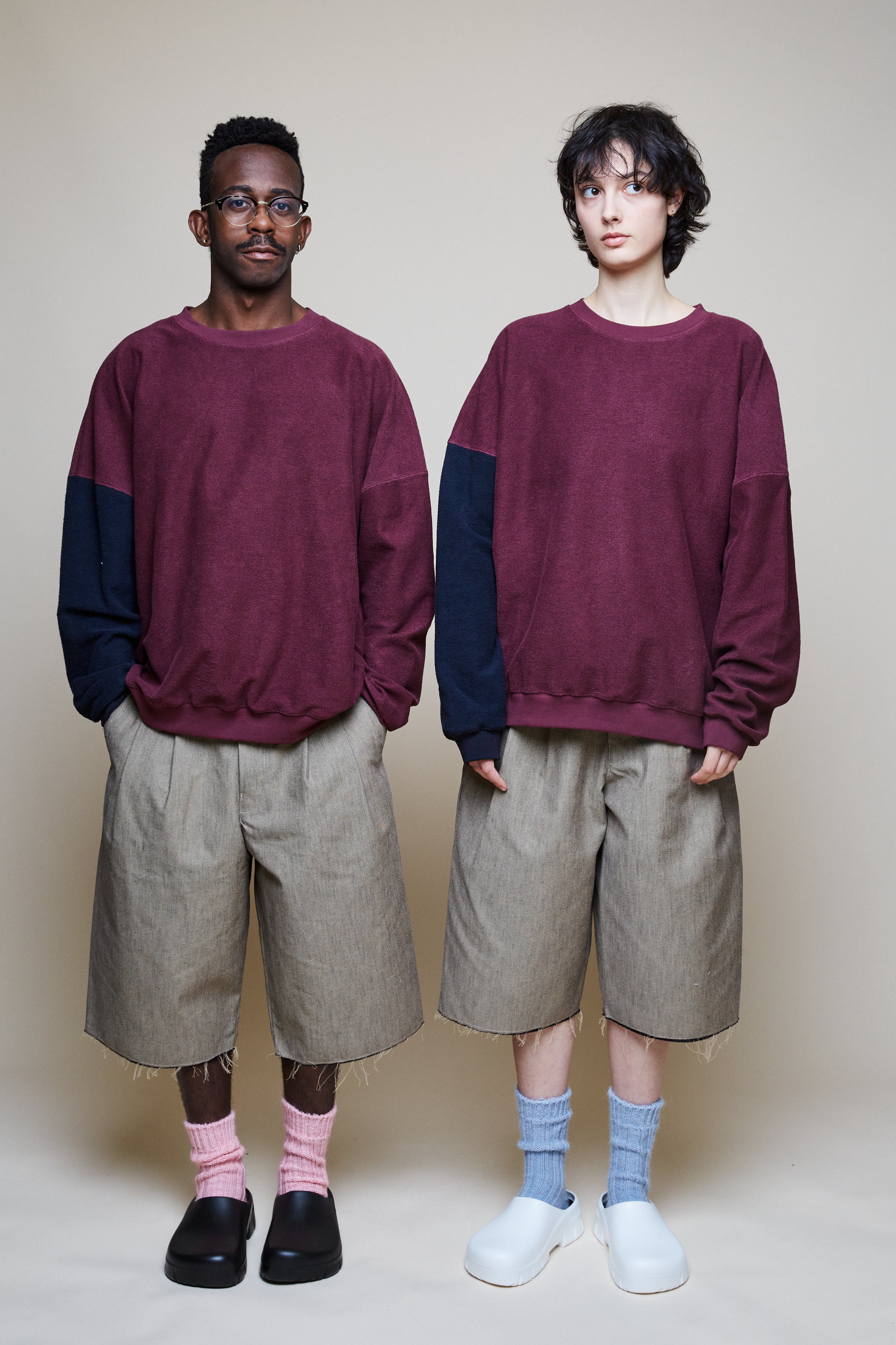 Oversized Bicolor Sweater