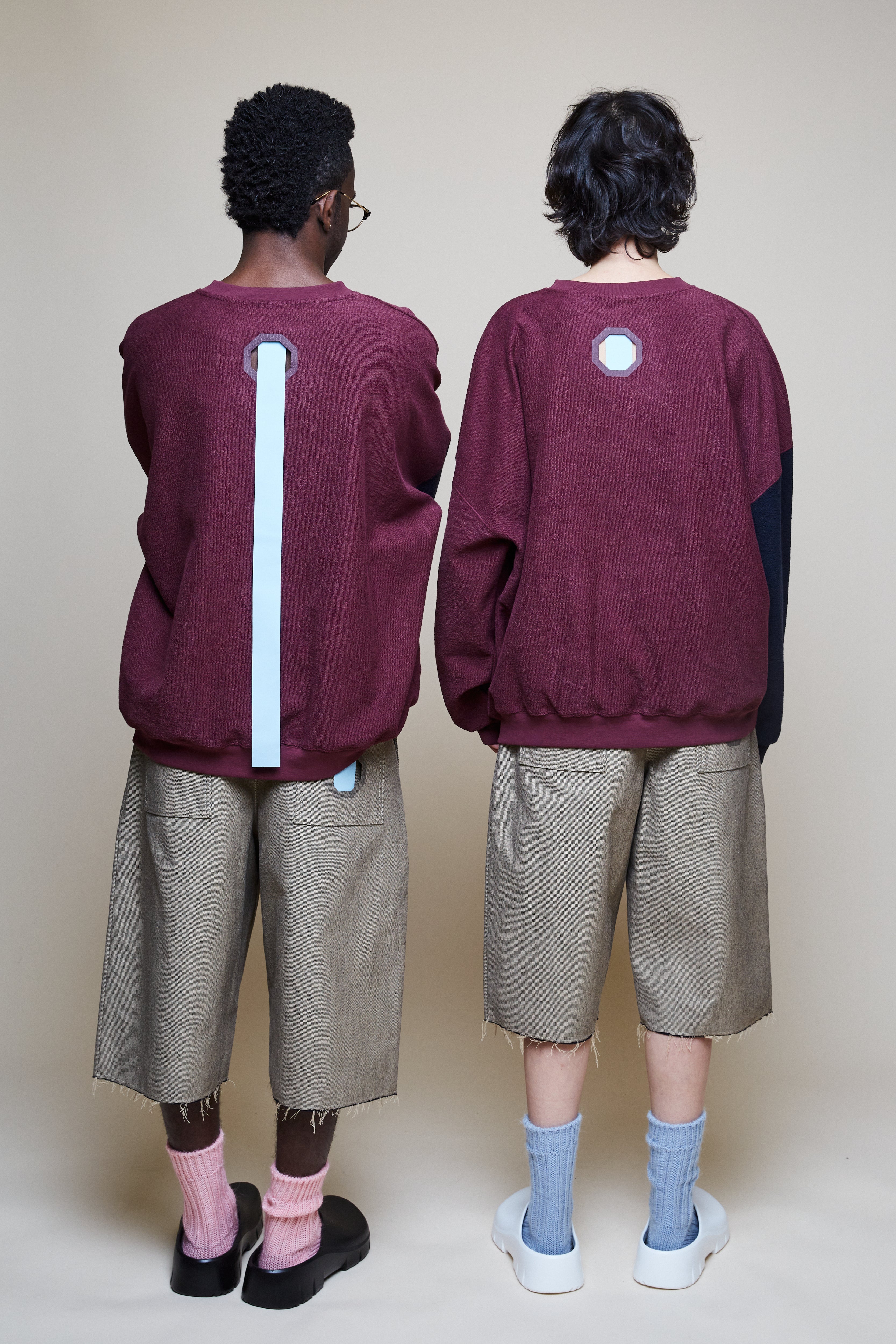 Oversized Bicolor Sweater