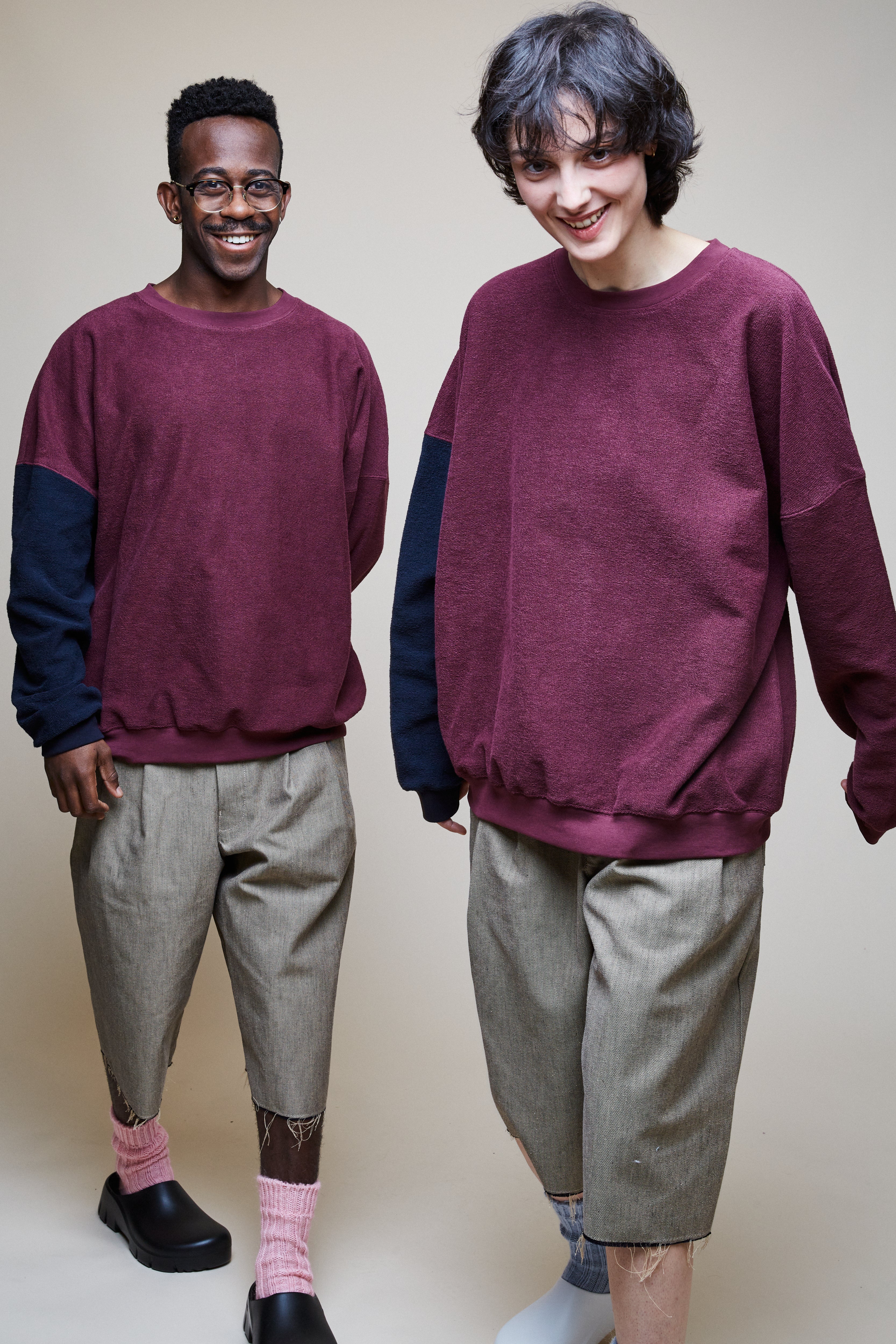 Oversized Bicolor Sweater