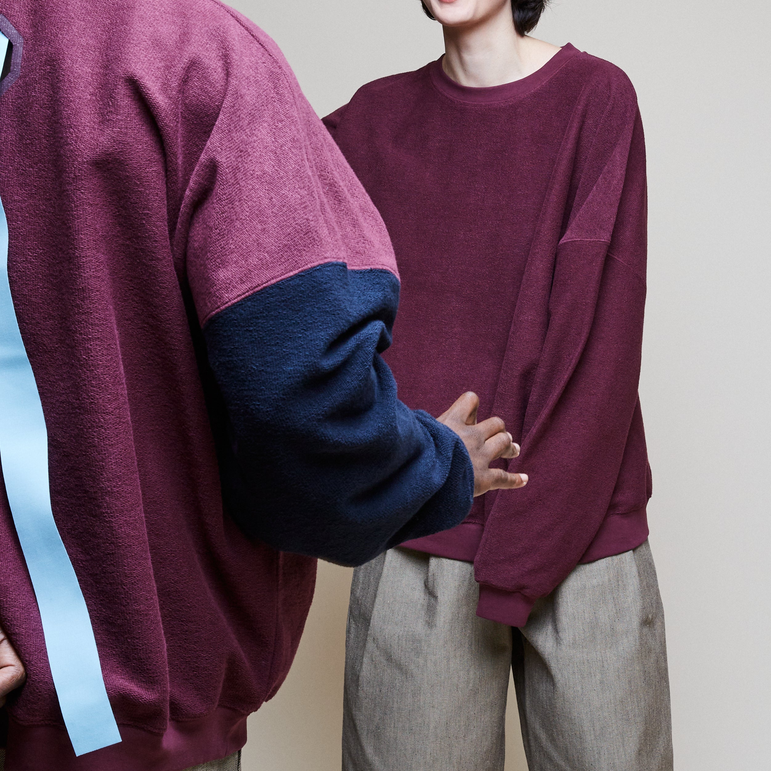 Oversized Bicolor Sweater