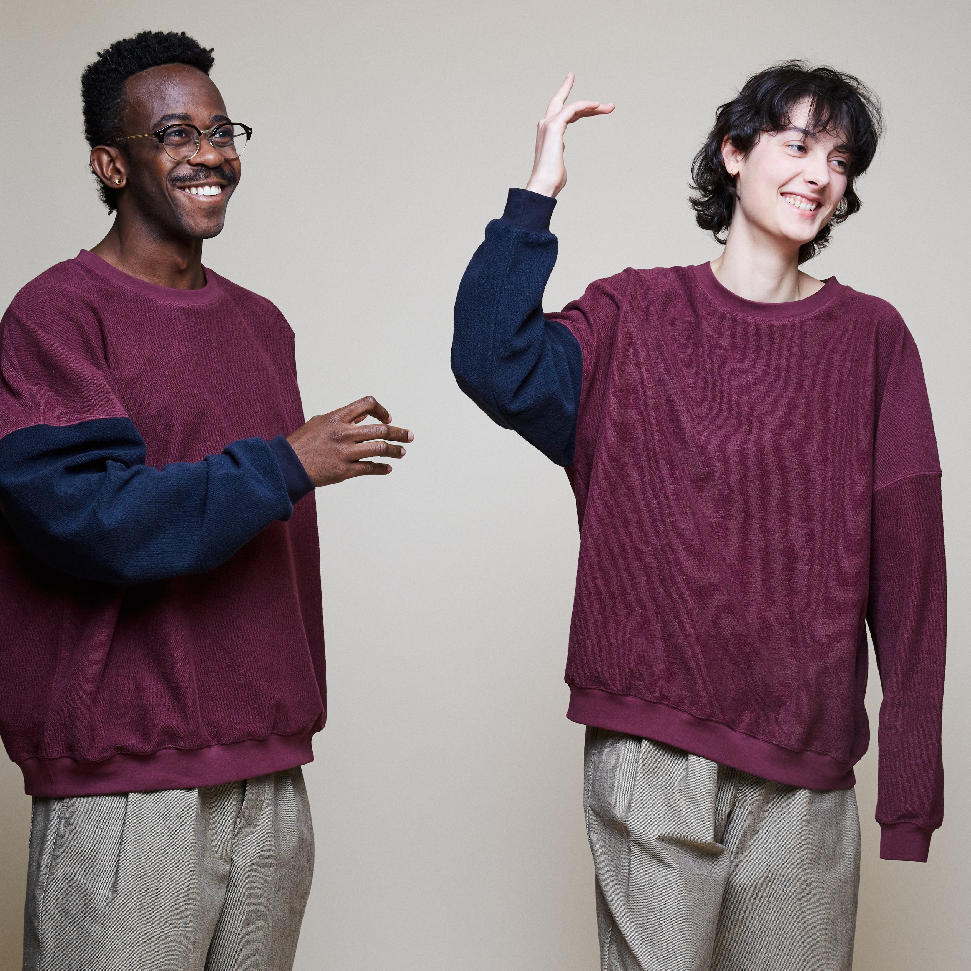 Oversized Bicolor Sweater