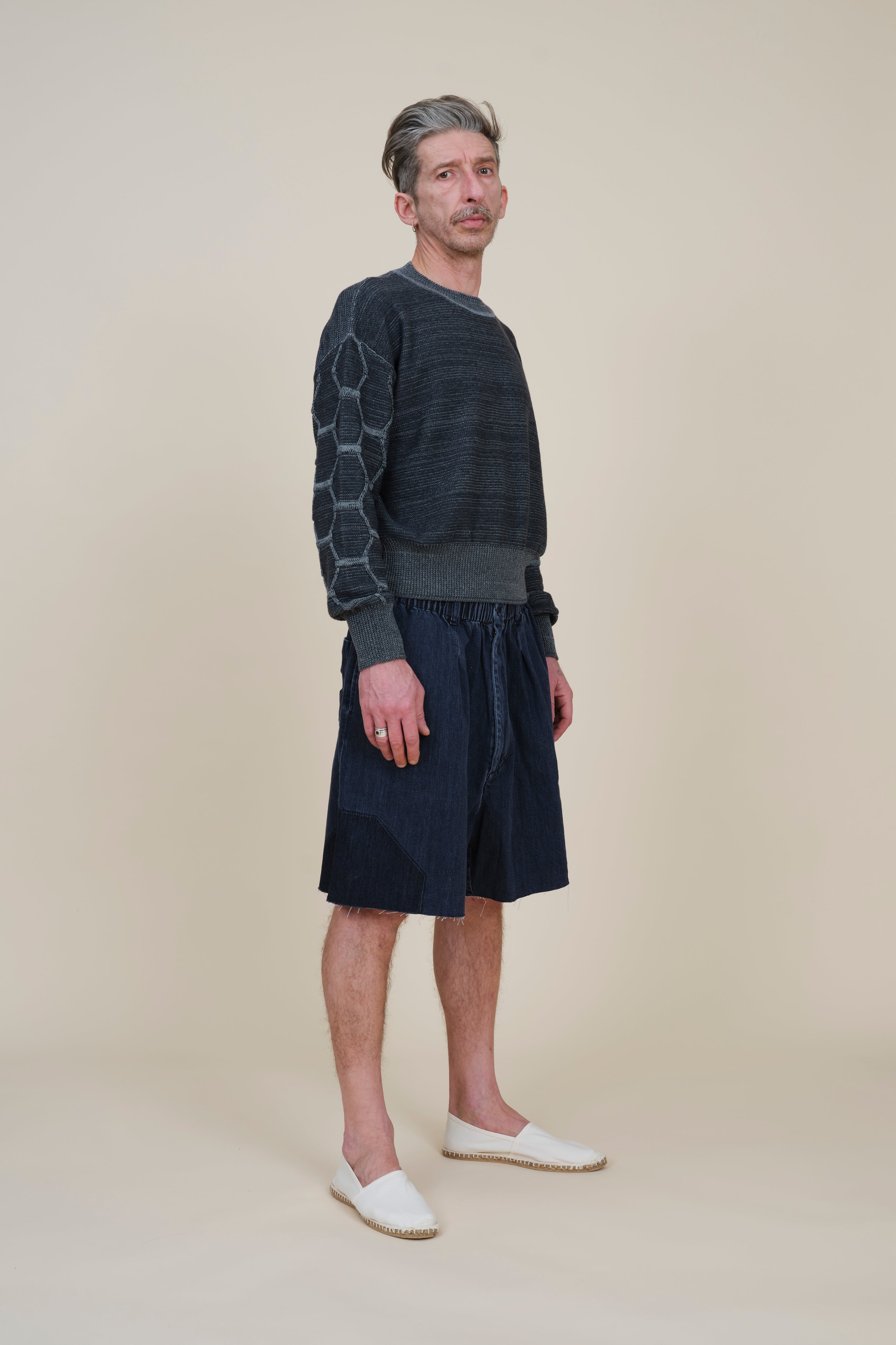 Lofty Short - Grey Denim