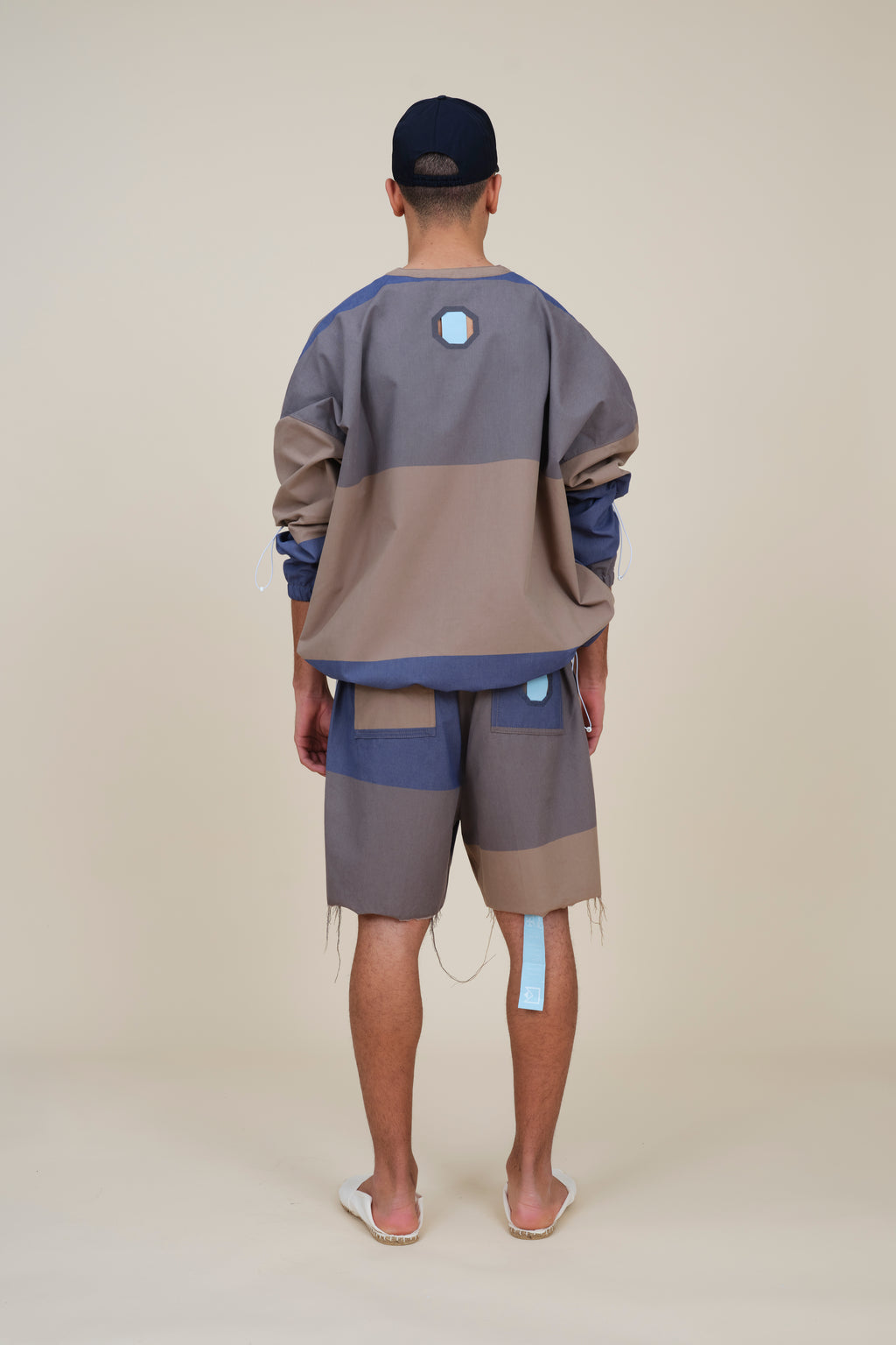 Multicolor Soft Cotton L/S Blouson