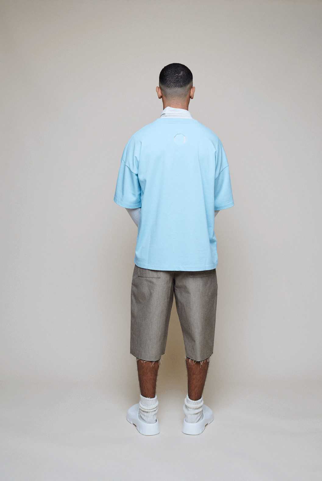 Half Sleeve T - Light Blue