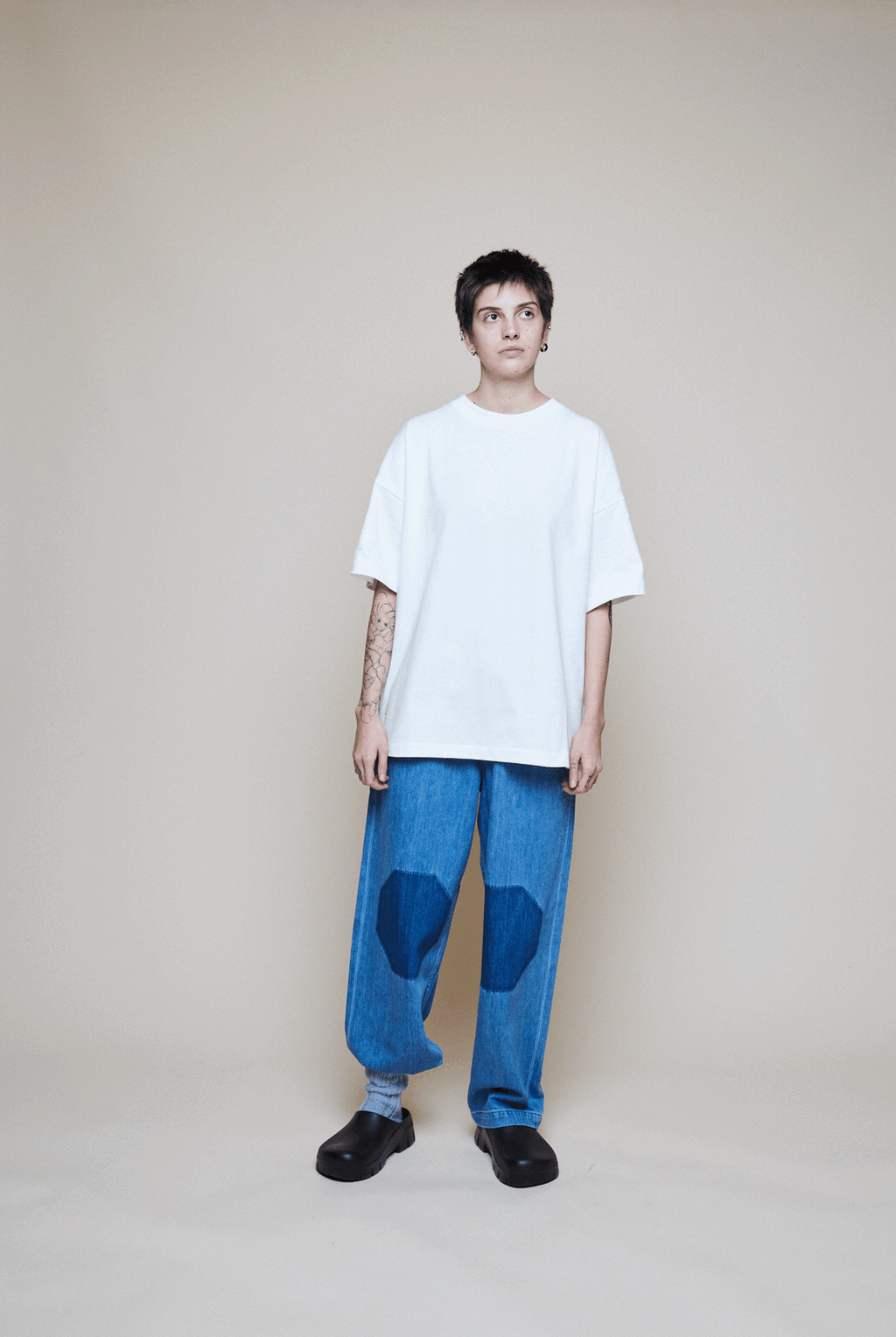 Half Sleeve T - Natural White