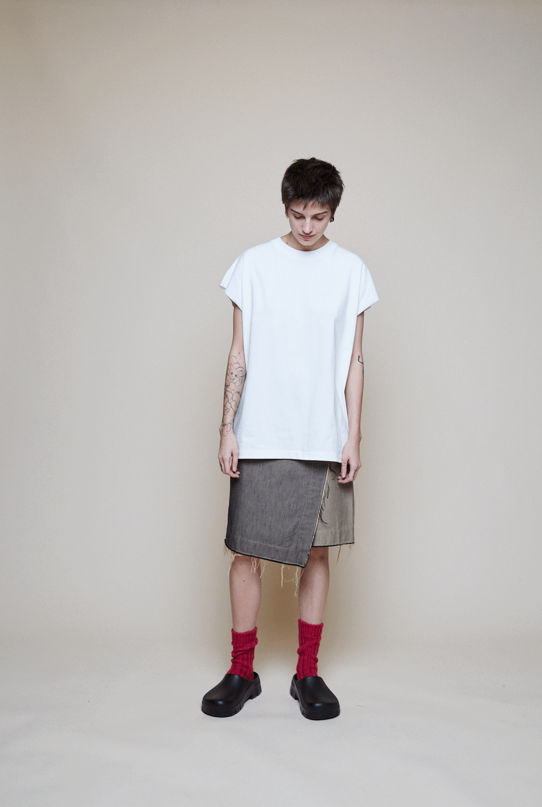 Sleeveless T - Natural White