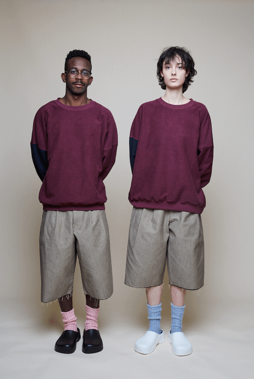 Oversized Bicolor Sweater